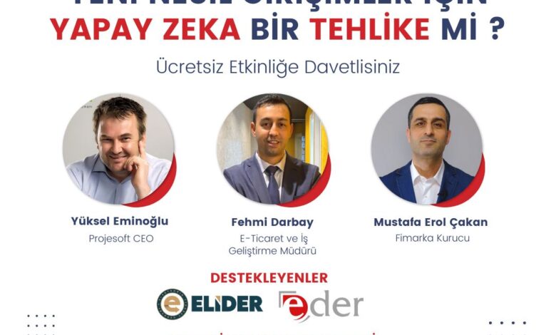 Elider, Eder, Logihub, Projesoft, Fimarka katkılarıyla 21 Mart Salı Akşamı BTM İstanbul'da düzenlenecek etkinliğe davetlisiniz.